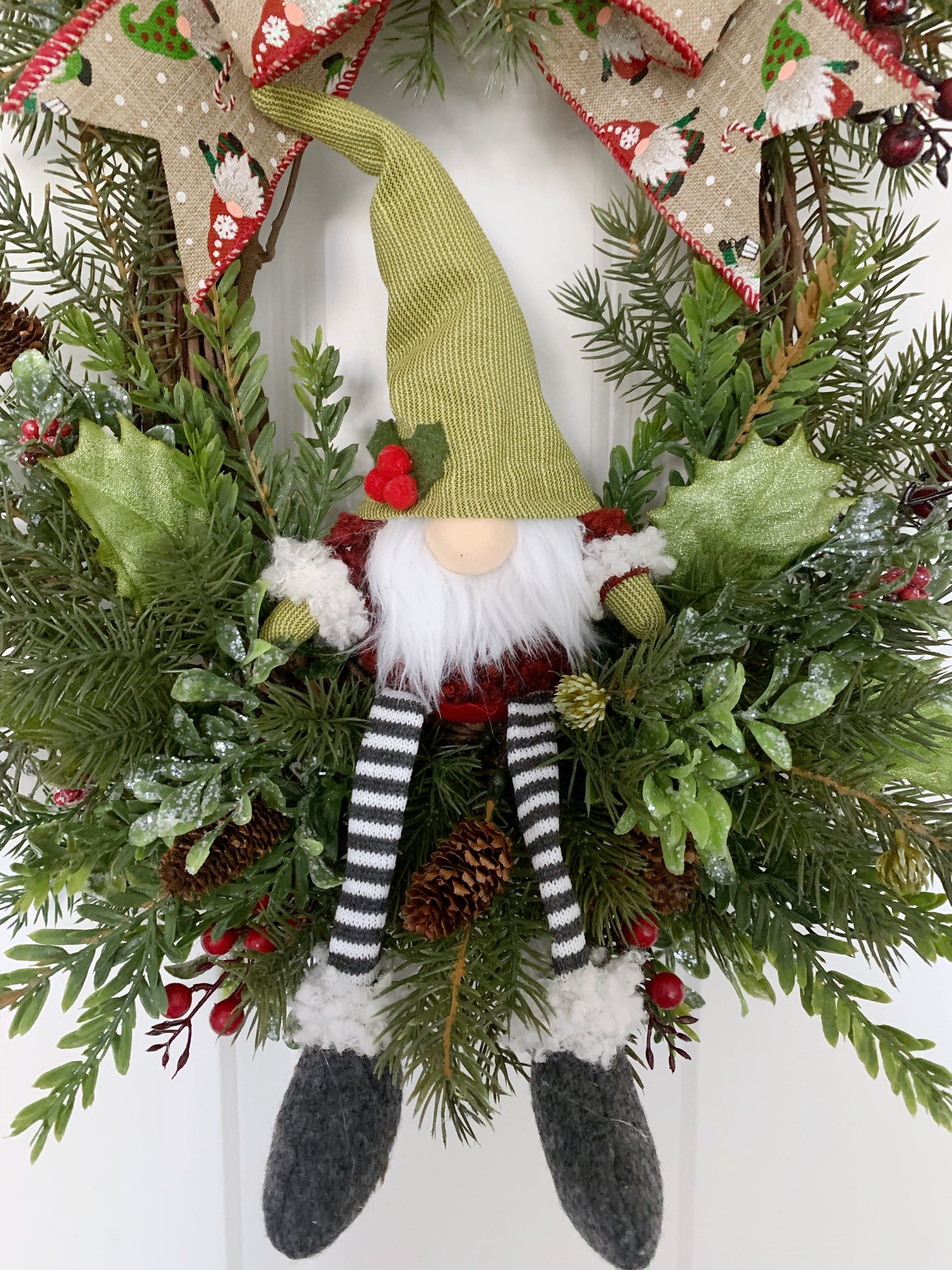 Gnome Wreath for Christmas